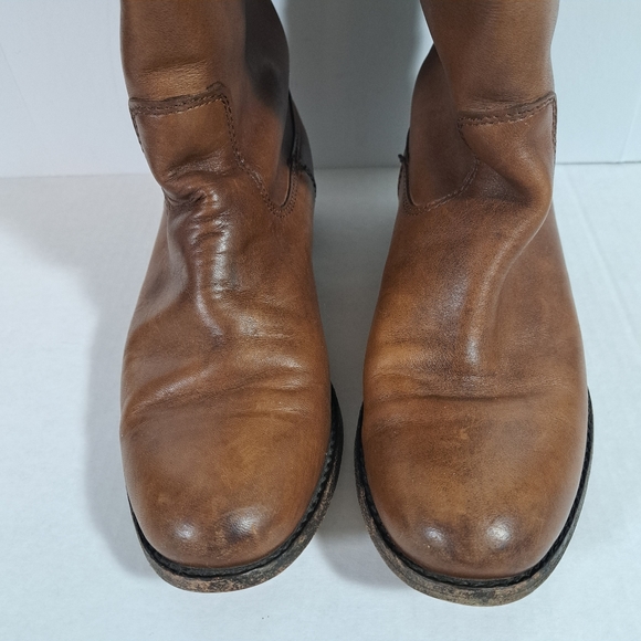 Frye Melissa Logo D Ring Riding Boots SZ 6B - Picture 4 of 15